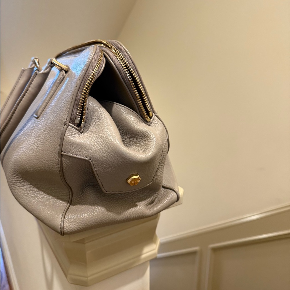 Tory Burch Gray Satchel Bag - Picture 6 of 9